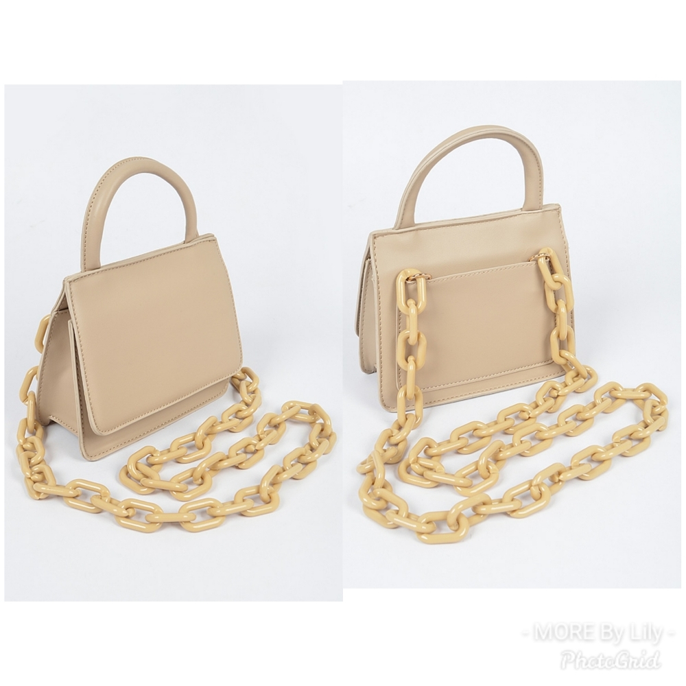 Nude Chain mini bag